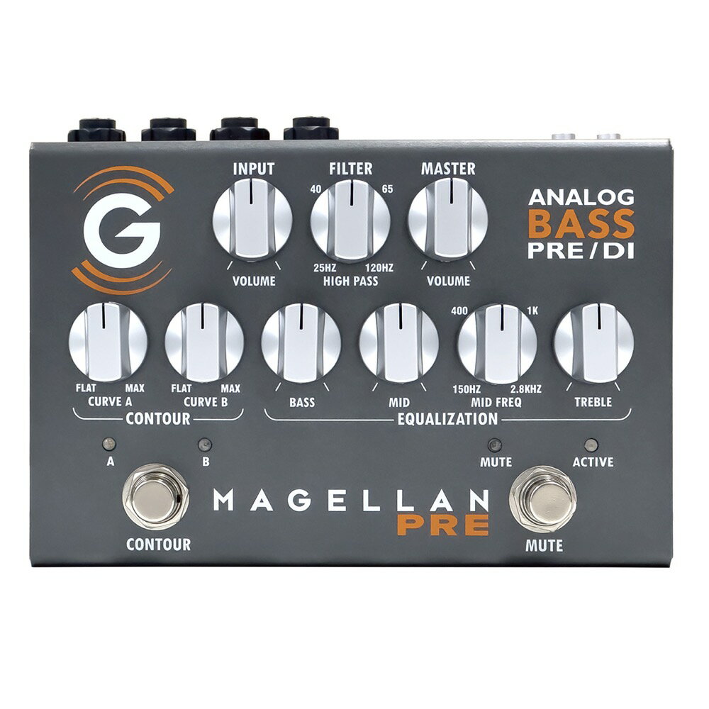 GENZLER MAGELLAN PRE DI PEDAL ベース用プリアンプ DI エフェクター