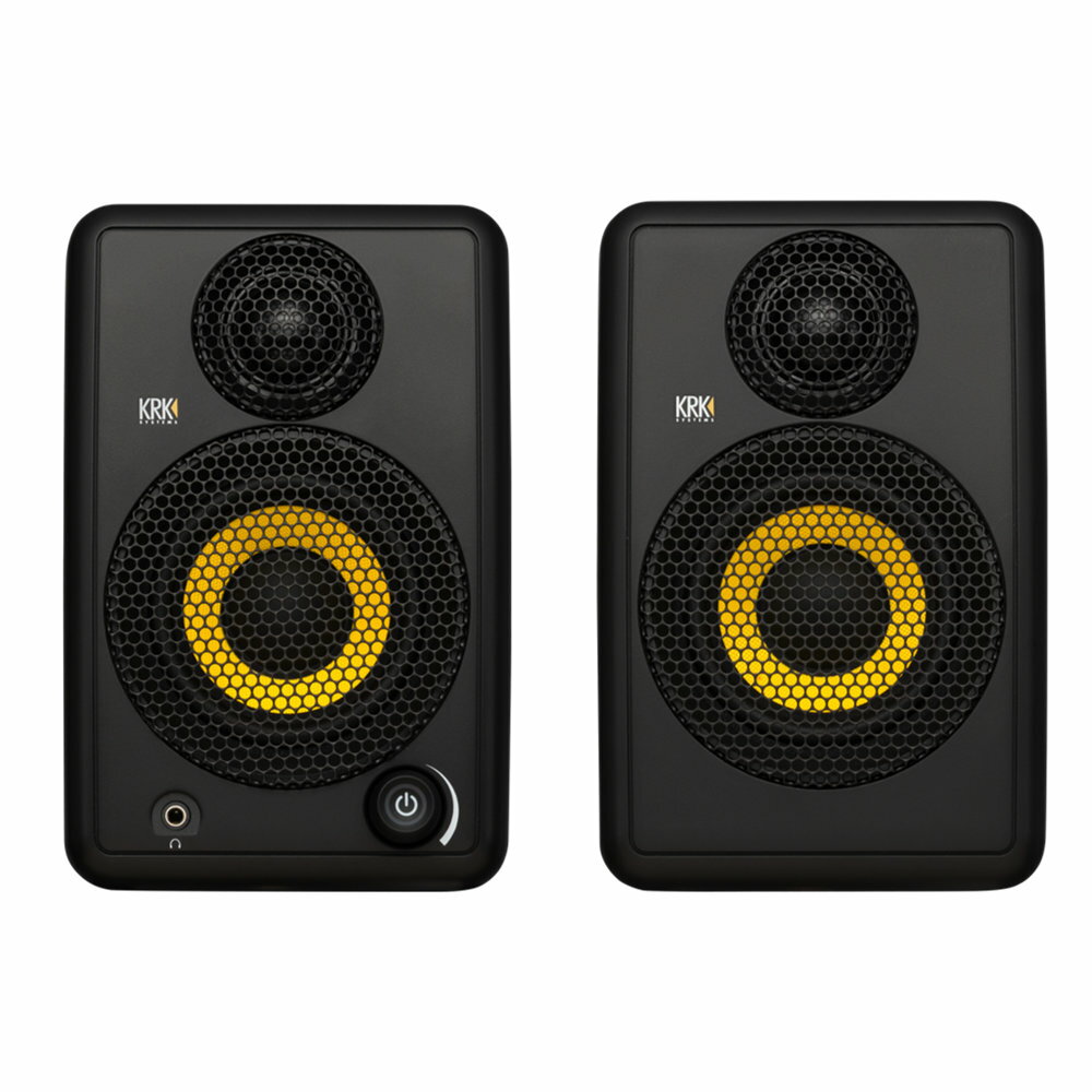 KRK SYSTEMS GoAux 3 モニタースピーカー ペア キャリングバック付き 角度調整可能スタンド付き