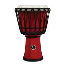 LP LP1607RD 7-INCH ROPE TUNED CIRCLE DJEMBE WITH PERFECT-PITCH HEAD Red ジャンベLP World CollectionのCircle Djembesは、あらゆるレベルのリズムメーカーに、素晴らしいサウンドと優れた耐久性、そして目を引くルックスを提供します。このジャンベは、LP独自のHD素材で作られており、軽量かつ頑丈です。また、プリチューニングされたパーフェクトピッチヘッドは、気候の影響を受けません。教育者や愛好家に最適なサークル・ジャンベは、古き良き伝統と最新の製造技術が完璧に融合された製品です。カラー：Red