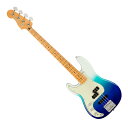 Fender Player Plus Precision Bass LH MN Belair Blue エレキベースPlayer Plus PJピックアップを搭載したPlayer Plus Precision Bassは、フェンダーのベースサウンドの特徴である、圧巻のパンチ力と唸るようなトーンを提供します。アクティブ3バンドEQにより繊細なサウンドデザインができ、アクティブ／パッシブの切り替えが究極のフレキシビイリティを実現します。サテンフィニッシュのModern "C "シェイプネックは滑らかでスピーディーなプレイに適しています。質量を高めた堅牢な構造のHiMassブリッジにより豊かなサスティンとレゾナンス、そして完璧なイントネーションが得られます。フェンダーの伝統的なスタイル、先進的なパフォーマンス、そして魅力的な新しいフィニッシュを備えたPlayer Plus Precision Bassは、あなたのクリエイティビティを刺激し、ワンランク上のプレイをサポートします。【スペック】Generalシリーズ：Player Plusオリエンテーション：Left-Handカラー：Belair Blue原産国：MXNeckヘッドストック：Precision Bassネック：Mapleネックフィニッシュ：Satin Urethaneネックシェイプ：Modern "C"ネック：4-Boltフィンガーボードラジアス：12" (305 mm)FINGERBOARD MATERIAL：Mapleポジションインレイ：Black Dotサイドドットフレット数：20トラスロッド：Single Action, Head Adjustトラスロッドナット：3/16" Hex Adjustmentナット：Synthetic Boneナット幅：1.625" (41.3 mm)ナットの素材：Synthetic Boneボディボディ：Alderボディフィニッシュ：Gloss Polyesterボディシェイプ：Precision Bassボディ素材：AlderHardwareブリッジ：Fender HiMass with Chrome-Plated Zinc SaddlesBRIDGE MOUNTING：5-Screw Vintage-Styleピックガード：3-Ply Mint GreenPICKUP COVERS：Blackコントロールノブ：Knurled Flat-Topハードウェアフィニッシュ：Nickel/Chromeチューニングマシーン：Standard Open-GearSTRING TREES：Vintage-Style Discストリング：Fender USA 7250M Nickel Plated Steel (.045-.105 Gauges), PN 0737250406NECK PLATE：4-BoltSTRAP BUTTONS：Vintage-StyleElectronicsブリッジピックアップ：Player Plus Noiseless Jazz Bassミドルピックアップ：Player Plus Precision Bassピックアップコンフィギュレーション：PJコントロールMaster Volume, Pan Pot (Pickup Selector), Treble Boost/Cut, Midrange Boost/Cut, Bass Boost/Cut, Active/Passive Mini ToggleSWITCHING：Pan PotAUXILIARY SWITCHING：Active/Passive Toggle Switchケース/ギグバッグ:Included: Deluxe Gig Bag