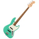 Fender フェンダー Player Jazz Bass Pau Ferro Fingerboard Sea Foam Green エレキベース2基のシングルコイルピックアップを搭載し、スムーズなプレイを可能にするPlayer Jazz Bassは、クラシックでエレガントなスタイルのベースです。タイトでパワフル、且つ重々しい正真正銘のフェンダーベーストーンを生み出します。スムーズな弾き心地とその唸るようなサウンドは、あなた創造的なインスピレーションを満足させるでしょう。スタジオでも、ステージでも場所を選ばず活躍し、あなたの思い通りのサウンドから、まだあなたが持っていないものまで、全てを引き出してくれるでしょう。Features・グロスフィニッシュのアルダーボディ・2基のPlayer Series Single-Coil Jazz Bassピックアップ・2ヴォリューム、マスタートーン・モダンCシェイプのネック・9.5インチラジアスの指板プロダクトネーム：Player Jazz Bass, Pau Ferro Fingerboard, Sea Foam Greenモデル番号：0149903573シリーズ：Playerオリエンテーション：Right-Handカラー：Sea Foam Green原産国：MXネック：Mapleネックフィニッシュ：Satin Urethane Finish on Back of Neck with Gloss Urethane Headstock Faceネックシェイプ：Modern "C"フィンガーボードラジアス：9.5" (241 mm)フィンガーボードの素材：Pau Ferroポジションインレイ：White Dotサイドドット：フレット数：20トラスロッド：Standardトラスロッドナット：3/16" Hex Adjustmentナット：Synthetic Boneナット幅：1.5" (38.1 mm)ナットの素材：Synthetic Boneボディ：Alderボディフィニッシュ：Gloss Polyesterボディシェイプ：Jazz Bassボディ素材：Alderブリッジ：4-Saddle Standardピックガード：3-Ply Parchmentピックアップカバー：Blackコントロールノブ：Knurled Flat-Topハードウェアフィニッシュ：Nickel/Chromeチューニングマシーン：Standard Open-GearString Trees：Vintage-Style Discストリング：Fender USA 7250M Nickel Plated Steel (.045-.105 Gauges), PN 0737250406ネックプレート：4-Bolt with "F" Logoストラップボタン：Standardブリッジピックアップ：Player Series Alnico 5 Single-Coil Jazz Bassミドルピックアップ：Player Series Alnico 5 Single-Coil Jazz Bassピックアップコンフィギュレーション：SSコントロール：Volume 1. (Middle Pickup), Volume 2. (Bridge Pickup), Master Toneフレットサイズ：Medium Jumboスケール：34" (86.36 cm)ソフトケースが付属Recommended Case：Classic Series Precision/Jazz Bass Wood Hardshell Case, P/N 0996166306 (Not Included)トラスロッドレンチ：3/16" Hex (Allen)Recommened Gig Bag：FB1225 Electric Bass Gig Bag, P/N 0991622406 (Not Included)Commodity Code：9207901000スタイル：2 Single-Coil