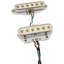 Fender フェンダー Cobalt Chrome Telecaster Pickup Set エレキギター用 ピックアップ※パーツの取り扱いには、相応の技術と知識が必要になります。自己責任にて取り扱い可能な方のみ、ご検討下さい。取り付け時に起った、楽器及びパーツの破損・損傷等につきましては当店は保証出来ません。あらかじめご了承下さい。Cobalt Chromeは、ピックアップデザイナーの巨匠であるTim Shawによって開発され、完璧なマグネットの組み合わせにより、Telecasterトーンの潜在能力を最大限に引き出します。Cobalt Chrome Telecasterピックアップは、独自にブレンドしたFeCrCoマグネットを使用し、あなたのTelecasterにさらなる歯切れとパンチをもたらします。各ポジションは、透明感とドライブ感のあるユニークなサウンドが得られるようにヴォイシングされています。このピックアップは、テレキャスターの特徴であるトゥワングを実現しながらも、シングルコイルのオプションとして、極めて忠実で静かなサウンドを提供します。【特徴】・クリアでハイファイなトーンを実現した独自のCobalt Chromeマグネットを採用・出力バランスのカスタマイズが可能な調整可能ポールピース・クリアなハイエンドを実現するPolysolマグネットワイヤー・ヴィンテージホワイトインサート付きクロムリングカバー・ワックスポッティング済み・取り付け金具付属【スペック】シリーズ:CuNiFeオリエンテーション:Right-Handカラー:Chrome Ring with Vintage White Insertカバーカラー:Chrome Ring with Vintage White Insert機器タイプ:Telecaster原産国:USピックアップコンフィギュレーション:SSリード線:Vinyl-coveredマグネットタイプ:Cobalt Chromeマグネット線:Polysol-coatedポールピース:Adjustableボビン材:Nylonアウトプット:VintageDC抵抗:Neck/10.4k、Bridge/12.5kインダクタンス:Neck/3.6H、Bridge/6.3H