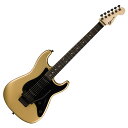 Charvel シャーベル Pro-Mod So-Cal Style 1 HSS FR E Pharaohs Gold エレキギター40年に及ぶハイパフォーマンスギター製作のノウハウを元にデザインされたCharvel Pro-Mod So-Cal Style 1 HSS FR Eは、モダンな機能と多彩なサウンドを備え、すべてのギタリストが満足する洗練された演奏体験を提供します。高速プレイをサポートする高次元の演奏性とSo-Calスタイルへの愛から生まれたこのギターには、Charvelをハイパフォーマンスギターの分野における伝説的なブランドにまで引き上げた、クラシックな技術力と革新的なデザイン要素が詰め込まれています。Pro-Mod So-Cal Style 1 HSS FR Eは、アルダーから美しく切り出されたボディに、グラファイト補強ロッドを内蔵した堅牢なボルトオンメイプルネックを備え、環境変化による影響を最小限に抑えます。ヒールマウントのトラスロッド調整ホイールにより、ネック調整も容易に行えます。高速プレイ向けに設計されたスピードネックプロファイルと、22本のフレットを備えた12〜16インチラジアス指板は、ローポジションでのリフ弾きから、ハイポジションでのリードプレイまで、あらゆるポジションにおいて快適な演奏性を提供します。比類のないパフォーマンスとサウンドを求める洗練されたプレイヤーのために作られたこのモデルは、ブリッジに高出力Seymour Duncan Distortion TB-6ハムバッカーと、2基のSeymour Duncan SSL Custom Flat Strat Single-Coilピックアップをネックとミドルポジションに搭載しています。No-Loadトーンコントロールは、1〜9のポジションでは標準的なトーンコントロールと同様に動作し、10のポジションでは回路をバイパスし、ギターの自然なトーンを最大限に引き出します。Floyd Rose 1000 Series Double-Locking Tremoloにより、過激なアーミングを行なってもチューニングをしっかりと維持します。【FEATURES】■ 25.5インチスケール■ アルダーボディ■ サテンウレタンバックフィニッシュのグラファイト補強ロッド内蔵ボルトオンメイプルネック■ 22本のジャンボフレットを採用した12-16インチコンパウンドラジアス指板■ ヒールマウントされたトラスロッド調整ホイール■ Seymour Duncan Distortion TB-6ブリッジハムバッカー、Seymour Duncan SSL Custom Flat Stratミドル＆ネックピックアップ■ 5ウェイブレードスイッチング、プッシュ／ボリューム＆No-Loadトーンコントロール■ Floyd Rose 1000 Seriesダブルロッキングトレモロ■ Charvelシールドダイキャストチューニングマシン、Charvelネックプレート、スタンダードストラップピン【スペック】・プロダクトネーム：Pro-Mod So-Cal Style 1 HSS FR E, Ebony Fingerboard, Pharaohs Gold・モデル番号：2966803500・シリーズ：Pro-Mod・オリエンテーション：Right-Hand・カラー：Pharaohs Gold・原産国：MX・ヘッドストック：Licensed Fender Stratocaster・ネック：Bolt-On with Graphite Reinforcement・ネックフィニッシュ：Hand-Rubbed Satin Urethane・ネック：Bolt-On with Graphite Reinforcement・フィンガーボードラジアス：12"-16" Compound Radius (304.8 mm to 406.4 mm)・フィンガーボードの素材：Ebony・ポジションインレイ：White Dot・サイドドット：・フレット数：22・トラスロッド：Dual-Action with Wheel・トラスロッドナット：Heel-Mount Truss Rod Adjustment Wheel・ナット：Floyd Rose 1000 Series Locking・ナット幅：1.6875" (42.86 mm)・ナットの素材：Floyd Rose 1000 Series Locking・ボディ：Alder・ボディフィニッシュ：Satin・ボディシェイプ：So-Cal Style 1・Body Style：Solid Body・ボディ素材：Alder・ブリッジ：Floyd Rose 1000 Series Double-Locking Tremolo (Recessed)・ピックガード：1-Ply Black・ピックアップカバー：Black・コントロールノブ：Knurled Flat-Top・Switch Tip：Black・ハードウェアフィニッシュ：Black・チューニングマシーン：Charvel-Branded Die-Cast・String Trees：Floyd Rose Retainer Bar・ストリング：Nickel Plated Steel (.009-.042 Gauges)・トレモロアーム：Floyd Rose 1000 Series Locking・ネックプレート：4-Bolt Serialized・ストラップボタン：Standard・ブリッジピックアップ：Seymour Duncan Distortion TB-6・ミドルピックアップ：Seymour Duncan Flat Strat SSL-6 Single-Coil・ネックピックアップ：Seymour Duncan Custom Flat Strat SSL-6 RWRP Single-Coil・ピックアップコンフィギュレーション：HSS・コントロール：Volume, No-Load Tone・スウィッチ：5-Position Blade: Position 1. Full Bridge Pickup, Position 2. Bridge Inner Coil and Middle Pickup, Position 3. Bridge Outer Coil and Neck Pickup, Position 4. Middle and Neck Pickup, Position 5. Full Neck Pickup・フレットサイズ：Jumbo・スケール：25.5" (64.77 cm)・ケース付き