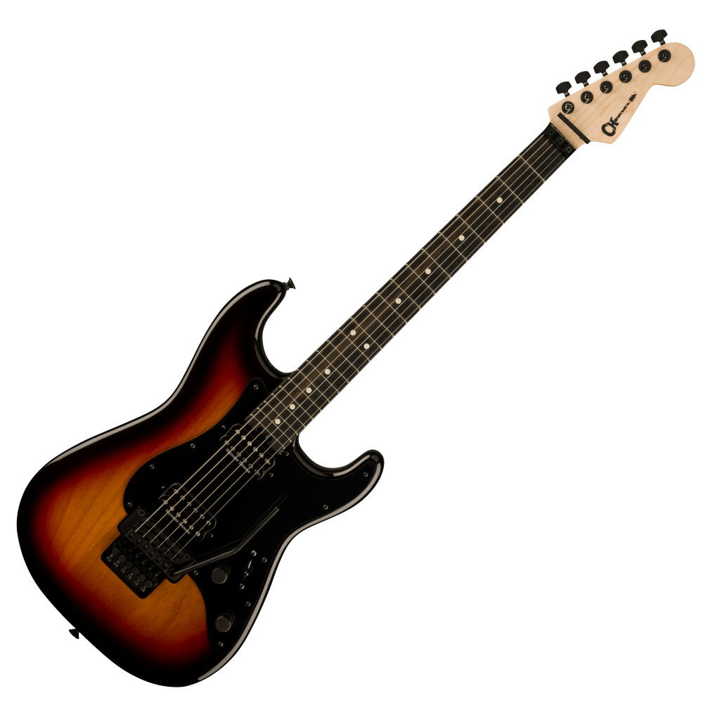 Charvel Pro-Mod So-Cal Style 1 HH FR E Ebony Fingerboard Three-Tone Sunburst GLM^[