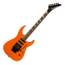 Jackson X SERIES SOLOIST SL3X DX Lambo Orange エレキギターJacksonブランドは、最先端ギターテクノロジーの代名詞的存在であり、最も要求の高いギタリストたちの期待を遥かに超えるハイパフォーマンスギターでシーンをリードし続けています。クラシックなスタイリングと、モダンな素材と構造を融合させたX Series Soloist SL3X DXは、スタイリッシュなコンター加工を備えたポプラボディに、Jacksonならではのスルーネック構造を採用しています。人間工学に基づいた設計により長時間のプレイでも快適な演奏性を確保しています。グラファイト補強ロッドを内蔵したメイプルスルーネックは、あらゆる環境において安定したネックの状態を維持します。24本のジャンボフレットを配した12〜16インチコンパウンドラジアス仕様のバインディングを施したローレル指板は、ナット付近で快適なコード弾きやリフ演奏が可能で、ハイポジションにおける超高速リードプレイでも弦落ちの心配がありません。 SL3Xは、Seymour Duncan Designedピックアップを3基搭載し、ミドルとフロントに高出力HR-101Hot Rails Single-Coilピックアップ、リアにパワフルなHB-103Bハムバッカーをマウントし、ダイナミックな高音域のレスポンスを実現します。シングルボリューム＆トーンコントロールと、5ウェイブレードスイッチングにより、幅広いサウンド設計が可能です。埋め込み式のFloyd Rose Special Double-Locking Tremoloは、豪快なアーミングを行なっても正確なチュ ーニングをキープします。X Series Soloist SL3X DXは、Jacksonの伝統的な仕様となるブラックハードウェア、Knurled Domeコントロールノブ、耐久性のあるボディフィニッシュ、パーロイドシャークフィンインレイ、6連ペグ式コンコルドヘッドを採用しています。FEATURES・25.5インチスケール・ポプラボディ・グラファイト補強ロッドを内蔵したメイプルスルーネック・24本のジャンボフレットを配した12〜16インチコンパウンドラジアス仕様のバインディングを施したローレル指板・ミドルとフロントに高出力HR-101Hot Rails Single-Coilピックアップ、リアにパワフルなHB-103Bハムバッカーをマウント・シングルボリューム＆トーンコントロールと、5ウェイブレードスイッチング・埋め込み式のFloyd Rose Special Double-Locking Tremolo・Jacksonシールドダイキャストチューニングマシン、スタンダードストラップピン【SPECS】Generalシリーズ：Xオリエンテーション：Right-Handカラー：Lambo Orange原産国：IDNeckヘッドストック：Jackson Pointed 6-In-Lineヘッドストックバインディングネック：Mapleネックフィニッシュ：Gloss Color Matchedネック：Neck-Through-Body with Graphite Reinforcement and Scarf Jointフィンガーボードラジアス：12"-16" Compound Radius (304.8 mm to 406.4 mm)FINGERBOARD MATERIAL：Laurelポジションインレイ：Pearloid Sharkfinサイドドットフレット数：24トラスロッド：Dual-Actionトラスロッドナット：Truss Rod Adjustment at Nutナット：Floyd Rose Special Lockingナット幅：1.6875" (42.86 mm)ナットの素材：Floyd Rose Special Lockingボディボディ：Poplarボディフィニッシュ：Glossボディシェイプ：Soloistボディ素材：PoplarHardwareブリッジ：Floyd Rose Special Double-Locking Tremolo (Recessed)PICKUP COVERS：Blackコントロールノブ：Dome-StyleSWITCH TIP：Blackハードウェアフィニッシュ：Blackチューニングマシーン：Jackson Sealed Die-Castストリング：Nickel Plated Steel (.009-.042 Gauges)TREMOLO ARM：Floyd Rose Special LockingNECK PLATE：NoneSTRAP BUTTONS：StandardElectronicsブリッジピックアップ：Duncan Designed HB-103Bミドルピックアップ：Duncan Designed HR-101 Hot Railsネックピックアップ：Duncan Designed HR-101 Hot Railsピックアップコンフィギュレーション：HSSコントロール：Volume, ToneSWITCHING：5-Position Blade: Position 1. Bridge Pickup, Position 2. Bridge and Middle Pickup, Position 3. Middle Pickup, Position 4. Middle and Neck Pickup, Position 5. Neck Pickup