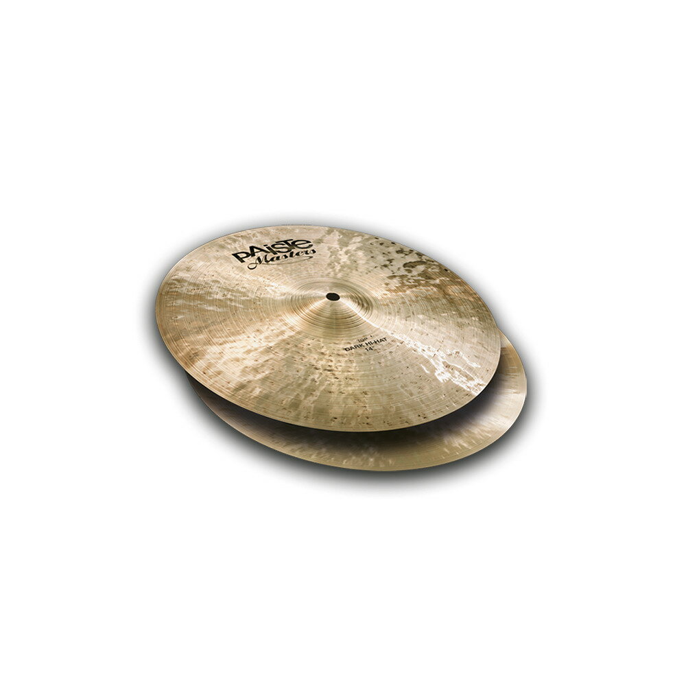 パイステ ハイハットシンバル ボトム 14インチ Masters Dark Hi-Hat BOT 14" PAISTE