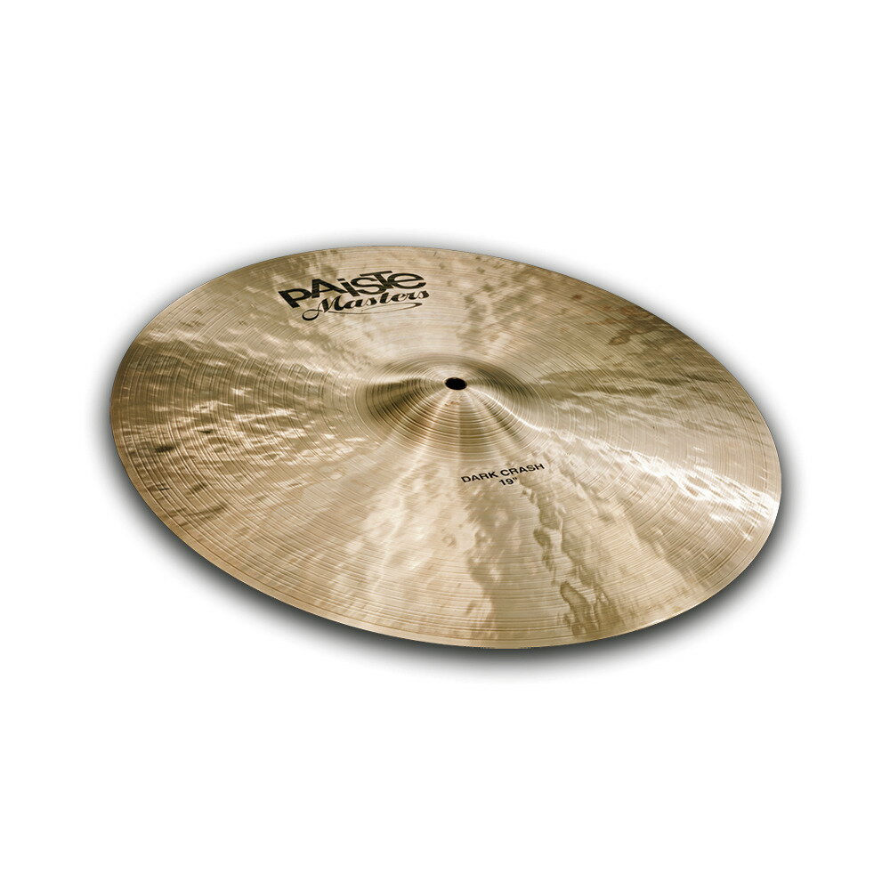 PAISTE パイステ Masters Dark Crash 16" クラッシュシンバル※画像はサンプルです。詳しくは商品説明をお読み下さい。Mastersは2011年に発表された新らしい＜Twenty＞シリーズで、世界中のトップドラマーの経験から導き出された11のライドサウンドを提供します。ダークからブライト、ドライからサスティン豊なもの、スムースからストロングまで、幅広いサウンドバラエティーを揃えています。【SPEC】BasicsSizes: 16"Weight: LightVolume: MediumCharacterSound color: DarkFrequency range: MediumFrequency mix: Rough/Complex/RichFunctionStick Sound: WashyResponse Intensity: LivelySustain: MediumBell character: IntegratedFeel: Soft