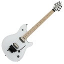 EVH Wolfgang Special, Maple Fingerboard, Polar White エレキギター世界中のアリーナでその実力が実証済みのWolfgang Specialは、洗練されたスタイルと壮大なサウンドを強力にサポートするギターです。Wolfgang Specialは、アーチドトップのバスウッドボディに、頑丈なグラファイト補強ロッドを内蔵したボルトオンク ォーターソーンメイプルネックを備え、ネックは手作業によってエディ・ヴァン・ヘイレンのストイックな仕様に見合ったウレタンフィニッシュに仕上げられています。エネルギ ッシュなリフとテクニカルなリードプレイに対応する12〜16インチコンパウンドラジアスのメイプル指板には22本のジャンボフレットとドットインレイが配されています。 調整ホイールをヒールマウントし、トラスロッド調整を容易に行えます。2基のCustom EVHWolfgang Alnico 2ハムバッカーは、ボディにダイレクトマウントされており、ダイナミックで明瞭なヴォイシングと、豊かなサスティンを提供します。堅牢で信頼性の高いEVHブランドのFloyd Rose Locking Tremoloとロッキングナットのコンビネーションにより、過激なアーミングを行なっても正確なチューニングを維持します。瞬時にドロップチューニングに切り替えられる便利なEVH D-Tunaも装備しています。トレブルブリード回路を装備したボリュームノブには500K EVH Bournsローフリクションポットを採用し、滑らかなボリューム奏法が可能です。一方でトーンコントロールには250K Bournsハイフリクショントーンポットを採用することで、プレイ中に誤ってトーンが変わってしまうのを防ぎます。【FEATURES】・25.5インチスケール・アーチドバスウッドボディ・グラファイト補強ロッドを内蔵したボルトオン式クォーターソーンメイプルネック・エディ・ヴァン・ヘイレンの厳格な指定基準に沿って製作されたネックシェイプ、ハンドラブドサテンウレタンバックフィニッシュ・22本のジャンボフレットを採用した12-16インチコンパウンドラジアスのメイプル指板・トラスロッドの調整に便利なネックヒールマウントの調整ホイール・ダイレクトマウントされたEVH Wolfgangブリッジ＆ネックハムバッカー・EVHライセンスのFloyd Roseロッキングトレモロ、及びロッキングナット・EVH D-Tuna・トレブルブリード付き3ウェイトグルスイッチング、EVHボリュームコントロール (500K EVH Bourns Low Friction Pot)、トーンコントロール (250K EVH Bourns High Friction)【spec】Neckヘッドストック:EVH Wolfgangネック:Quartersawn Mapleネックフィニッシュ:Hand-Rubbed Satin Urethaneネックシェイプ:Wolfgang Backshapeネック:Bolt-On with Graphite Reinforcementネックの太さ:..805” at 3rd & .890” at 12th Fretフィンガーボードラジアス:12”-16” Compound Radius (304.8 mm to 406.4 mm)フィンガーボードの素材:Mapleポジションインレイ:Black Dotフレット数:22トラスロッド:EVH-Branded with Wheelトラスロッドナット:Heel-Mount Truss Rod Adjustment Wheelナット:Floyd Rose R2 Lockingナット幅:1.625” (41.3 mm)ナットの素材:Floyd Rose R2 Lockingボディボディ:Arched Basswoodボディフィニッシュ:Gloss Urethaneボディシェイプ:Wolfgangボディバインディング：1-Ply Blackボディ素材:Arched BasswoodHardwareブリッジ:EVH-Branded Floyd Rose Locking Tremolo with EVH D-TunaTREMOLO BLOCK:Brassピックアップカバー:Zebraコントロールノブ:Black Knurled with White IndicatorSWITCH TIP：Blackハードウェアフィニッシュ:Blackチューニングマシーン:EVH-Branded GotohSTRING TREES:Floyd Rose Retainer Barストリング:EVH Nickel Plated Steel (.009-.042 Gauges)トレモロアーム:Floyd Rose 1000 Series Lockingストラップボタン:OversizedElectronicsブリッジピックアップ：Direct Mount EVH Wolfgang Humbuckingネックピックアップ:Direct Mount EVH Wolfgang Humbuckingピックアップコンフィギュレーション：HHコントロール:Volume (500K EVH Bourns Low Friction Pot) with Treble Bleed Circuit, Tone (250K EVH Bourns High Friction Pot)スウィッチ:3-Position Toggle: Position 1. Bridge Pickup, Position 2. Bridge and Neck Pickups, Position 3. Neck Pickup