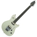 EVH Wolfgang Special, Ebony Fingerboard, Ivory エレキギター伝説的なギタリスト、エディ・ヴァン・ヘイレンによって世界中のアリーナでロードテストされたWolfgang Specialは、見惚れるようなスタイルと豪快なサウンド、あの高速プレイに耐えうる仕様で、まさに音楽を奏でるサラブレッドのようなギターです。Wolfgang Specialは、アーチドトップのバスウッドボディと、頑丈なグラファイトで補強されたボルトオンクォーターソーンメイプルネ ックを特徴とし、エディ・ヴァン・ヘイレンのストイックな仕様に見合ったウレタンバックフィニッシュに手作業によって仕上げられています。エネルギッシュなリフとリード音に対応する12インチ〜16インチコンパウンドラジアスのエボニー指板には22本のジャンボフレットとパーロイドドットのインレイが施されています。ネックエンドにはスポークホイールが付いており、トラスロッドの調整も簡単に行えます。2基のカスタム設計EVH Wolfgang Alnico 2ハムバッカーは、ボディに直接マウントされ、ダイナミックでありながら、明瞭なボイシングだけでなく、強力なコード弾きとメロディーラインを支える豊かなサスティーンを提供します。頑丈で信頼性の高いEVHブランドのFloyd RoseロッキングトレモロとFloyd Roseロッキングナットのコンビネーションにより、過激なアーム奏法をしても正確なチューニングを維持します。瞬時にドロップDチューニングに切り替えられる便利なEVH D-Tunaを装備しています。トレブルブリードサーキット付きのボリュームノブに採用された500K EVH Bourns Low Friction Potは滑らかな音の増幅をもたらし、トーンコントロールノブに採用された250K EVH Bourns High Friction Potは突然のトーンシフトを防ぎます。いつでもすぐステージに立てる仕様のWolfgang Specialは、ブラックのボディバインディングにハードウェアを備えています。【spec】Neckヘッドストック:EVH Wolfgangネック:Quartersawn Mapleネックフィニッシュ:Hand-Rubbed Satin Urethaneネックシェイプ:Wolfgang Backshapeネック:Bolt-On with Graphite Reinforcementネックの太さ:..805” at 3rd & .890” at 12th Fretフィンガーボードラジアス:12”-16” Compound Radius (304.8 mm to 406.4 mm)フィンガーボードの素材:Ebonyポジションインレイ:Black Dotフレット数:22トラスロッド:EVH-Branded with Wheelトラスロッドナット:Heel-Mount Truss Rod Adjustment Wheelナット:Floyd Rose R2 Lockingナット幅:1.625” (41.3 mm)ナットの素材:Floyd Rose R2 Lockingボディボディ:Arched Basswoodボディフィニッシュ:Gloss Urethaneボディシェイプ:Wolfgangボディバインディング：1-Ply Creamボディ素材： BasswoodHardwareブリッジ:EVH-Branded Floyd Rose Locking Tremolo with EVH D-TunaTREMOLO BLOCK:Brassピックガード:Black Custom Frankieピックアップカバー:Zebraコントロールノブ:Black Knurled with White IndicatorSWITCH TIP：Blackハードウェアフィニッシュ:Chromeチューニングマシーン:EVH-Branded GotohSTRING TREES:Floyd Rose Retainer Barストリング:EVH Nickel Plated Steel (.009-.042 Gauges)トレモロアーム:Floyd Rose 1000 Series Lockingストラップボタン:OversizedElectronicsブリッジピックアップ：Direct Mount EVH Wolfgang Humbuckingネックピックアップ:Direct Mount EVH Wolfgang Humbuckingピックアップコンフィギュレーション：HHコントロール:Volume (500K EVH Bourns Low Friction Pot) with Treble Bleed Circuit, Tone (250K EVH Bourns High Friction Pot)スウィッチ:3-Position Toggle: Position 1. Bridge Pickup, Position 2. Bridge and Neck Pickups, Position 3. Neck Pickup