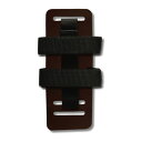 Richter Straps リヒターストラップ #1362 Transmitter Pockets Brown トランスミッターホルダーワイヤレスの送信機をストラップに装着するアイテムです。3本のホルダーでしっかり固定します。長さ：19cm幅：7cmカラー：Brown