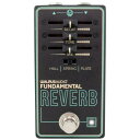 WALRUS AUDIO ウォルラスオーディオ WAL-FUN/REV Fundamental Reverb リバーブ ギターエフェクターFundamental Reverbはアンビエントな"HALL"、アナログスプリングエミュレーションの"SPRING" 、さらにブライトなプレートエミューションの”PLATE”と3つのリバーブアルゴリズムを備える空間エフェクトの中核的なサウンドを提供するリバーブペダルです。【Fundamental Series】Fundamentalシリーズはプロフェッショナルプレイヤーの求めるサウンドクオリティを満たしながらも、3つのスライダーとモード切り替え用3-wayスイッチを装備し、ペダル初心者にも易しいシンプルなコントロール設計でコストパフォーマンスに優れたモデル。バンドリハーサルからアリーナクラスのライブまで幅広くカバーする8モデルをラインアップ。Fundamentalシリーズはすべてのモデルをアメリカ・オクラホマ州のWalrus Audio本社でデザイン・製造しており、決して妥協は許しません。スライダーコントロール●DECAY － リバーブの減衰時間の量を制御。●TONE － リバーブの全体的な明るさをコントロール。●MIX － 原音とエフェクト音のミックスをコントロール。3-wayスイッチ3つのリバーブアルゴリズム●Hall - アコースティック ホールの大きなサウンドをエミュレート。長いディケイタイムとより拡散した広がりのあるサウンドが特徴。●Spring - チューブアンプで一般的に見られるスプリング リバーブのスプリングを弾くようなTwangをエミュレート。●Plate - 濃密で、フォーカスされた残響を信号に与える上品なアナログプレートリバーブをエミュレート。トレイルモードFundamental Reverbはトレイルモードを装備しています。トレイルモードが有効な状態では、本機をオフにするとリバーブ音が自然に減衰し、トレイルモードが無効な状態では、本機をオフにすると同時にリバーブが消えます。スイッチを長押し（ホールド）しながら、電源を投入することで変更が可能です。・電源：9VDC センターマイナス（アダプター専用）100mA minimum・SIZE：6.1cm(W)× 5.7(H)×11.6(D)cm・WEIGHT：236g