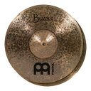 MEINL B14DAH Byzance Dark 14” Hihat ハイハット トップ＆ボトムByzance Dark シリーズDark シリーズのシンバルにはレイジング（音溝加工）を施さないため、本来のままの自然な外観と音質を味わうことができます。気取らないサウンドと極めて短いサスティンが特徴です。特徴・ B20ブロンズ合金製・ ハンドメイドで優れたサウンド・ レイジング加工のない表面とダークなサウンド音楽ジャンルカントリー | ファンク | フュージョンジャズ | ラテン | ポップスR&B | ロック | スタジオ音楽サイズ：14”（top＆bottom）