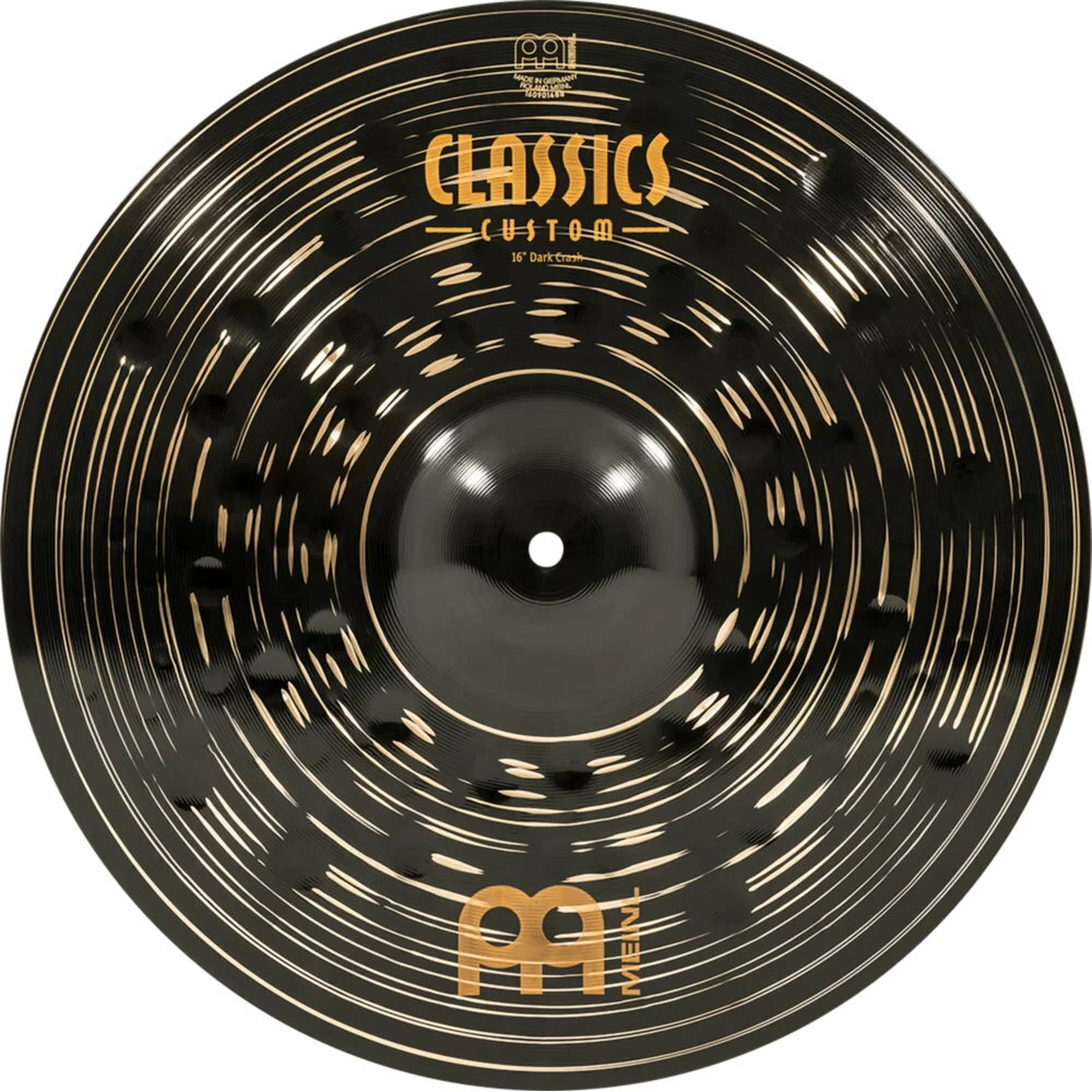 MEINL マイネル CC16DAC Classics Custom Dark 16” Crash クラッシュシンバルClassics Custom Dark シリーズClassics Custom シリーズは、コンピュータ制御によるハイテクな製造工程と、ダークフィニッシュによる魅力的でモダンなルックスと非常に優れた音質が特徴です。野心的なロックやヘヴィーメタルドラマー向きの、リッチで音楽的なサウンドを生み出せます。特徴・ コンピュータ制御によるハイテクな製造工程・ 優れた音質とモダンなルックス音楽ジャンルオルタネイティブ | ポップス | ロックハードロック | ヘヴィメタルエクストリームメタル | パンクサイズ：16インチ