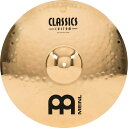 MEINL CC18PC-B Classics Custom Brilliant 18” POWERFUL Crash クラッシュシンバルClassics Custom Brilliant シリーズClassics Custom シリーズは、コンピュータ制御によるハイテクな製造工程と、ブリリアントフィニッシュによる魅力的でモダンなルックスと非常に優れた音質が特徴です。野心的なロックやヘヴィーメタルドラマー向きの、リッチで音楽的なサウンドを生み出せます。特徴・ コンピュータ制御によるハイテクな製造工程・ 優れた音質とモダンなルックス音楽ジャンルオルタネイティブ | ポップス | ロックハードロック | ヘヴィメタルエクストリームメタル | パンクサイズ：18インチ