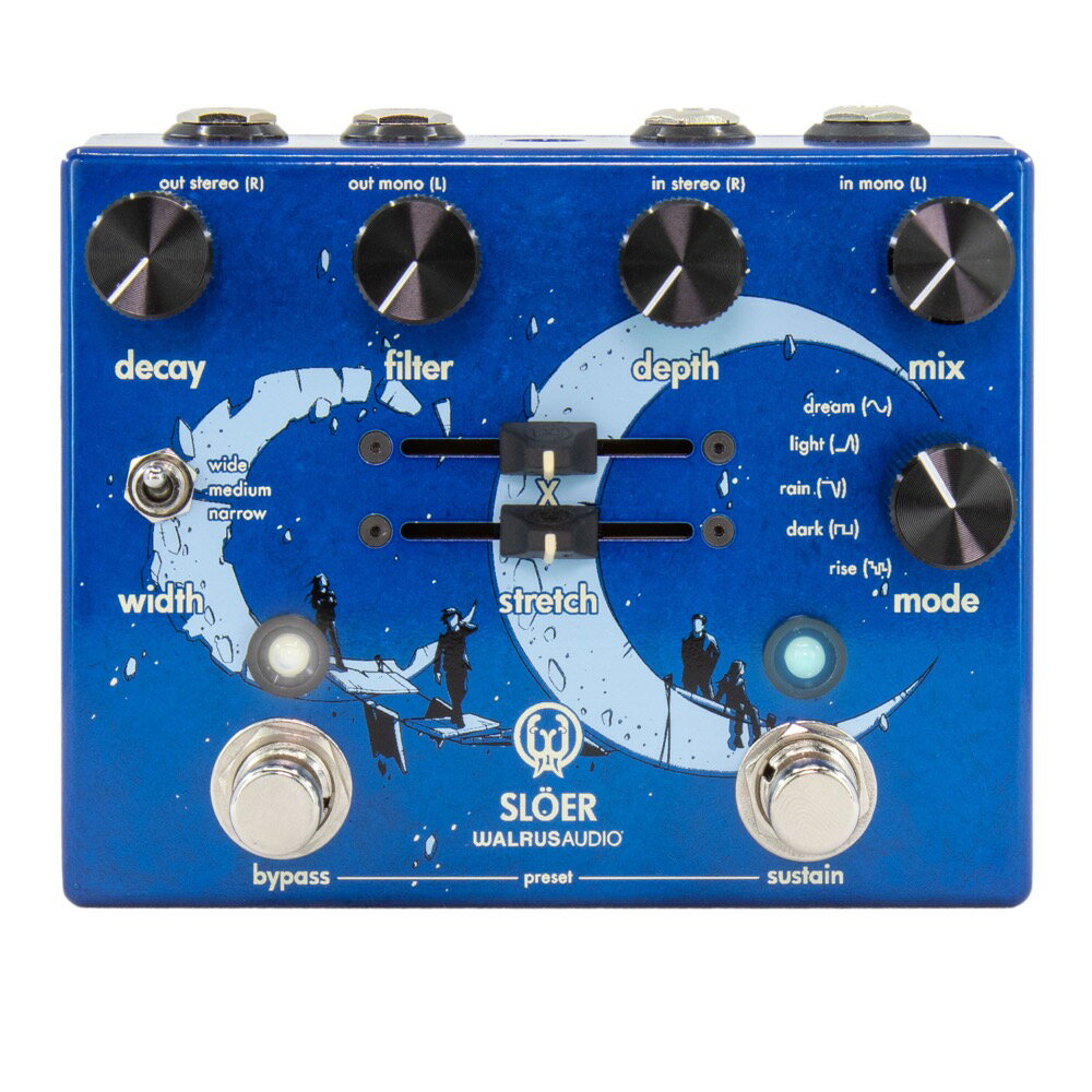 WALRUS AUDIO ウォルラスオーディオ SLOER BL Stereo Ambient Reverb リバーブ ギターエフェクター