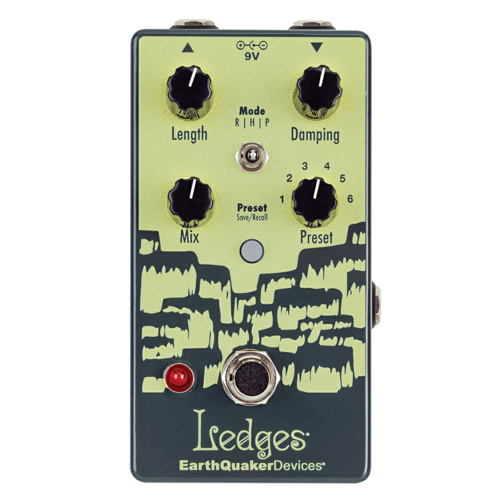 EarthQuaker Devices アースクエイカーデバイセス EQD Ledges リバーブ ギターエフェクター