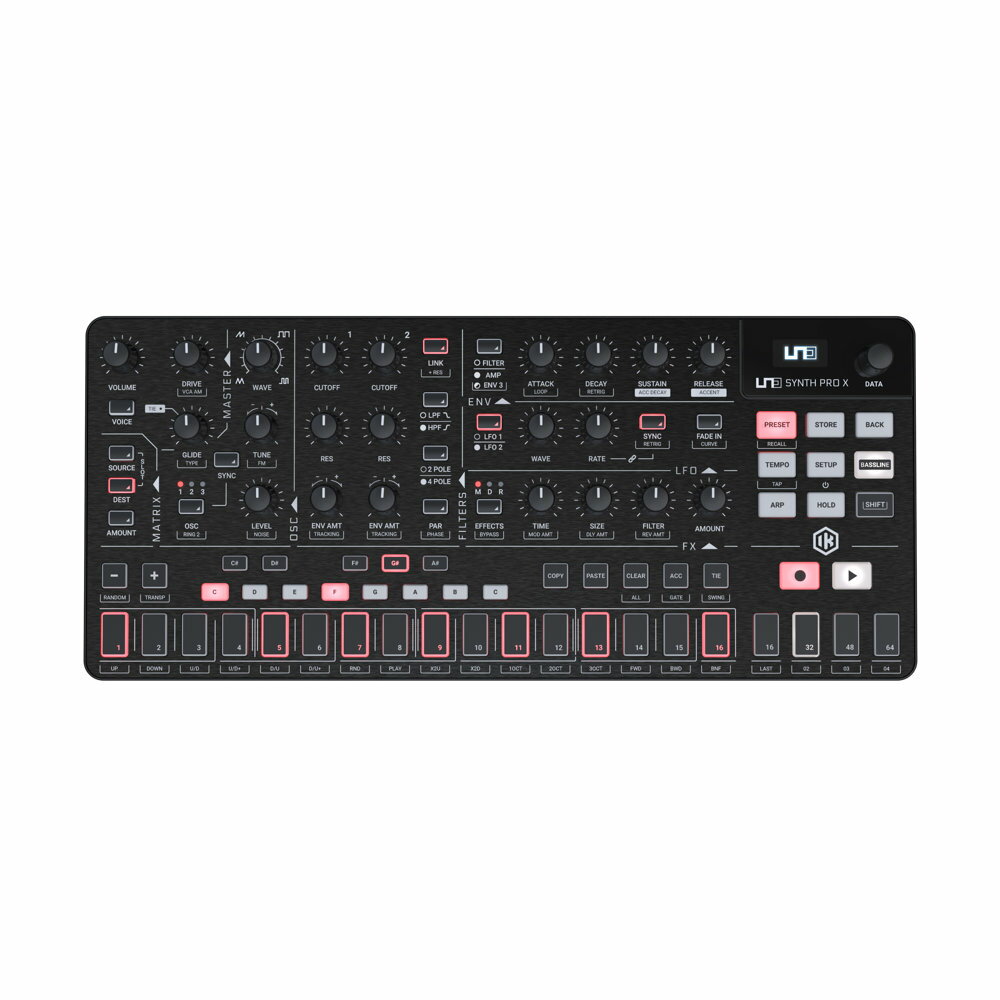 IK Multimedia アイケーマルチメディア UNO Synth Pro X パラフォニック デュアルフィルター アナログ シンセサイザー