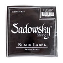 Sadowsky サドウスキー SBN40 Black ブラックラベル ニッケル ベース弦※メーカーによる予告無き仕様変更により、掲載画像とパッケージデザインが異なる場合がございますので、予めご了承くださいませ。明るいサウンドとやや強めのテンション感を持ったブライトニッケル弦。ステンレス弦より暖かみがあり、他のニッケル弦よりも明るいサウンドが得られるようになっており、ステンレスよりもスムーズな質感を持っています。ゲージ：40-60-80-100