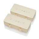 EMG イーエムジー JMaster Set Ivory エレキギター用ピックアップセット※ギターパーツの取り扱いには、相応の技術と知識が必要になります。自己責任にて、取り扱い可能な方のみ、ご検討下さい。EMG Retro Active シリーズに追加された JMaster は、パッシブピックアップの自然なトーンをベースとしながらも、アクティブプリアンプの利点を加えることで、プレイヤーはヴィンテージなフィールとレスポンスを手にすることができるピックアップです。開発するにあたり、ワイドレンジでありながらもメロウで美しいトーンで人気のある JM スタイルのピックアップにインスパイアされており、クラシックなデザインを取り入れることで、トーンはもちろん、サウンドフィールまでも再現する事を実現しています。Alnico 5 マグネットとワイドスタックコイルを使用することで、豊かでバランスの取れたシングルコイルトーンを奏でます。セットには、マスターボリュームとマスタートーンを備えた EMG のソルダーレス配線キットが同梱されているため、自宅で簡単に取り付けることができます。【SPECIFICATIONS】Logo Color：GoldMagnet Type：Alnico 5Resonant Frequency (KHz)：3.15Output Voltage (String)：0.50Output Voltage (Strum)：0.80Output Noise (60Hz)：-120Output Impedance (Kohm)：3.16Current @9V (Microamps)：350Battery Life (Hours)：715Maximum Supply (Volts DC)：27