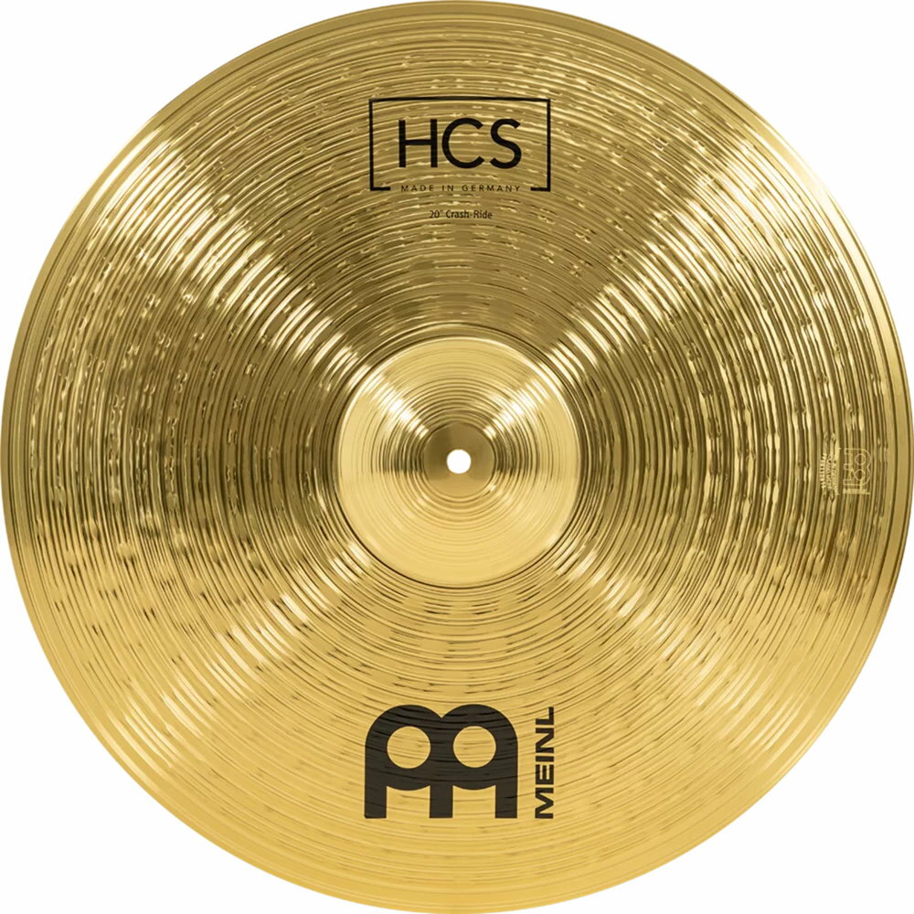 MEINL マイネル HCS20CR 20” Crash-Ride クラッシュライドシンバルHCS シリーズHCS シリーズは、品質と価値がコンビになったエントリーレベルのシンバルです。MS63合金製のウォームでバランスのとれたサウンドです。お手頃価格で最良のサウンドを提供しています。特徴・ MS63合金製・ マッチングされたセット販売あり・ 優れたコストパフォーマンス音楽ジャンルPop/Rockサイズ：20インチ