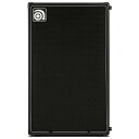 Ampeg アンペグ Venture VB-212 ベースアンプ用スピーカーキャビネット前面にバスポートを搭載したVenture VB-212キャビネットは、500W(RMS) / 1000W(program)@8Ωの許容入力を誇りながらも重量はわずか18.1Kgの軽量化を実現しています。堅牢な構造で、カーボンファイバー調のトーレックスが採用されたキャビネットは、カスタムボイス12インチLavoce製ネオジム・ウーファー2基とHFドライバーを搭載しています。単独での使用はもちろん、VB-212等他のVentureシリーズ・キャビネットと組み合わせて使用でき、より幅広いサウンドをクリエイトすることも可能です。【特長】500W(RMS) / 1000W(program)@8Ω超軽量かつ堅牢な構造カーボンファイバー調のトーレックスとモダンなAmpegロゴカスタムボイスLavoce製ネオジム・ウーファーとHFドライバー搭載可変可能なHFアッテネーター縦置き/横置きどちらの設置も可能重量：18.1Kg