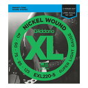 D'Addario ダダリオ EXL220-5 5-String/Long 5弦用エレキベース弦XL NICKEL世界中のミュージシャンからの圧倒的な支持を誇る、言わずと知れたベース弦のスタンダード。ブライトでかつ正確なイントネーションを生み出し、どんなベースとも相性抜群です。ゲージ：Super Light1st:0.0402nd:0.0603rd:0.0754th:0.0955th:0.125