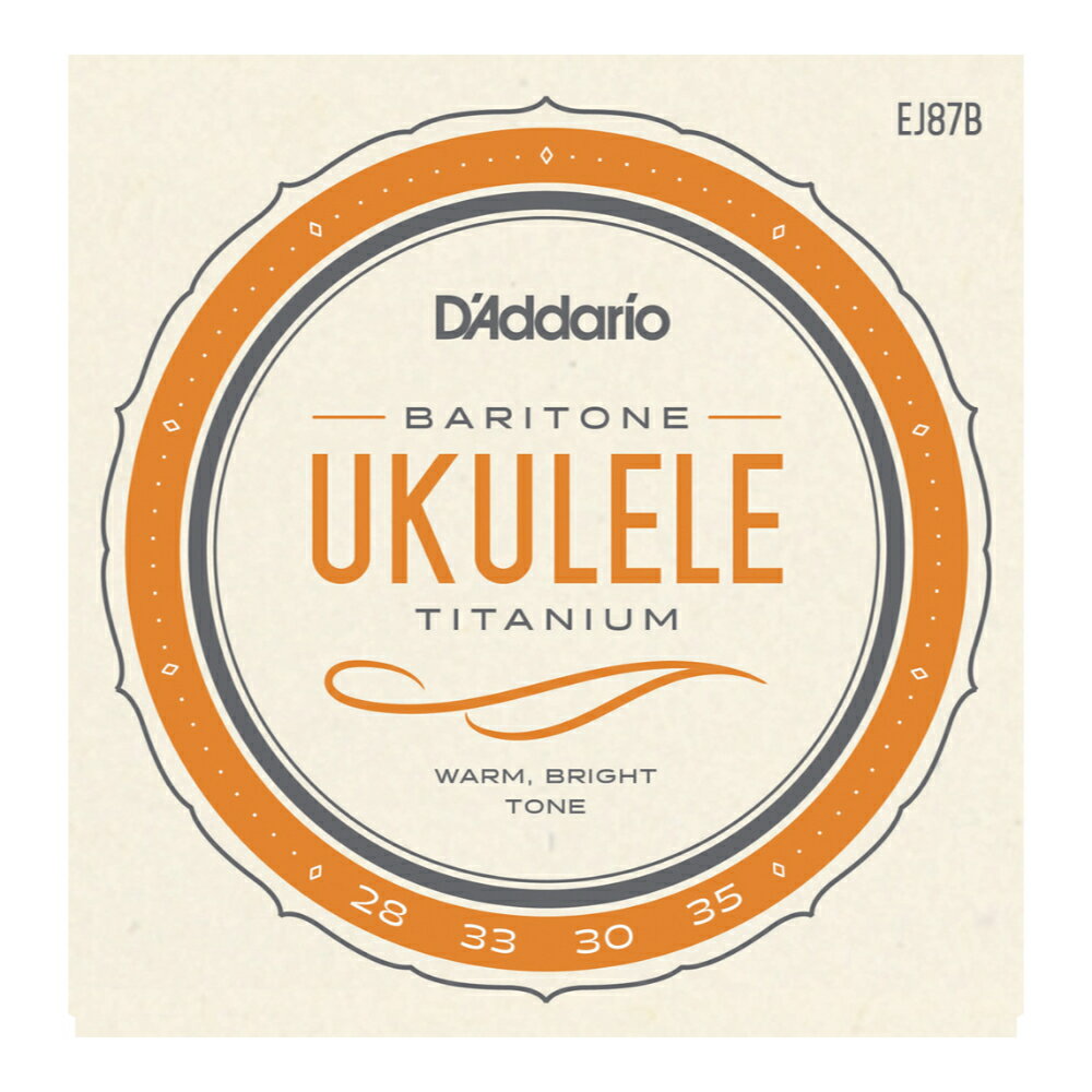 D'Addario ダダリオ EJ87B Titanium Ukulele Baritone バリトンウクレレ弦