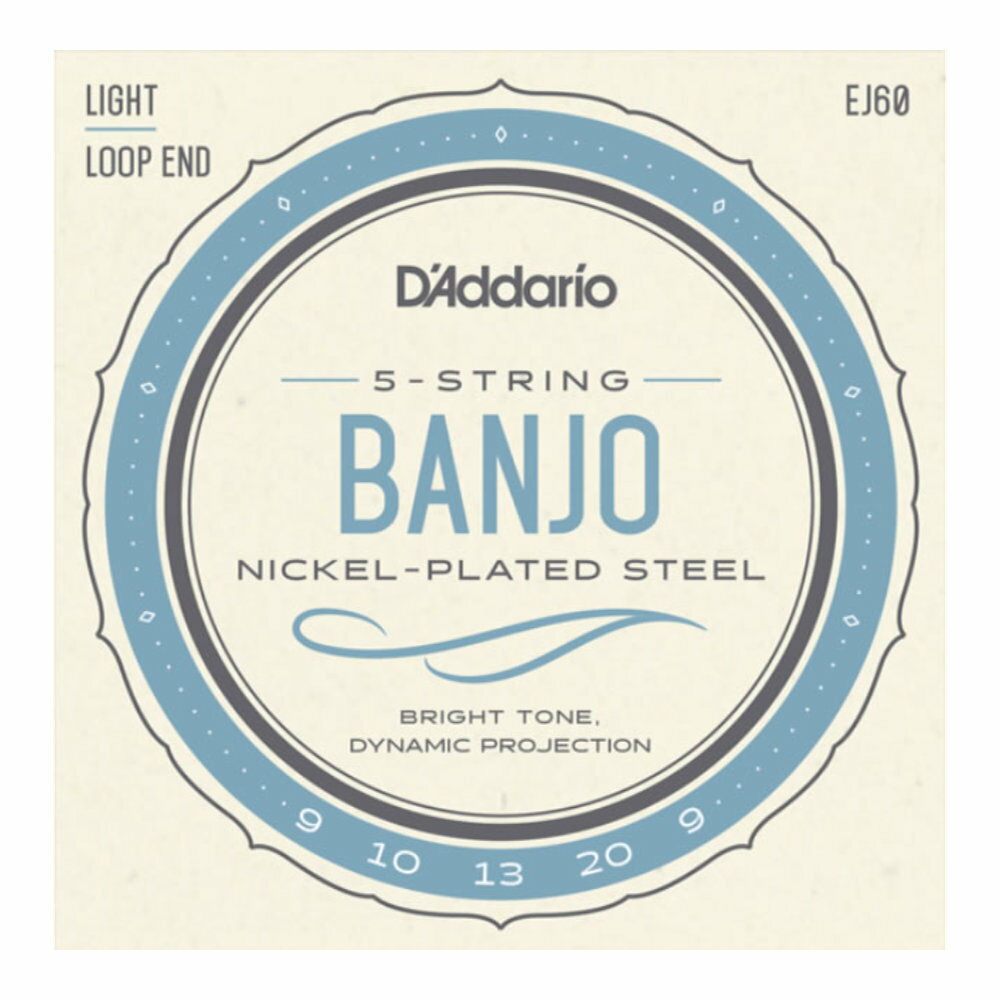 D'Addario ꥪ EJ60 5-String Banjo Nickel Plated Light 9-20 Х󥸥硼