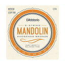 D'Addario EJ74 Mandolin Strings Phosphor Bronze Medium 11-40 マンドリン弦Mandolin FamilyD'Addarioマンドリン・ファミリー・ストリングスは、David Grisman、Mike Marshall、Ricky Skaggs、Ronnie McCoury、Doyle Lawson等、世界のトップ・マンドリン・ プレイヤー達に愛用されています。ゲージ：MediumE : .011/.011A : .015/.015D : .026/.026G : .040/.040