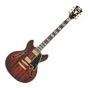 D'Angelico fBAWFR Deluxe Mini DC Satin Brown Burst GLM^[ Z~AR