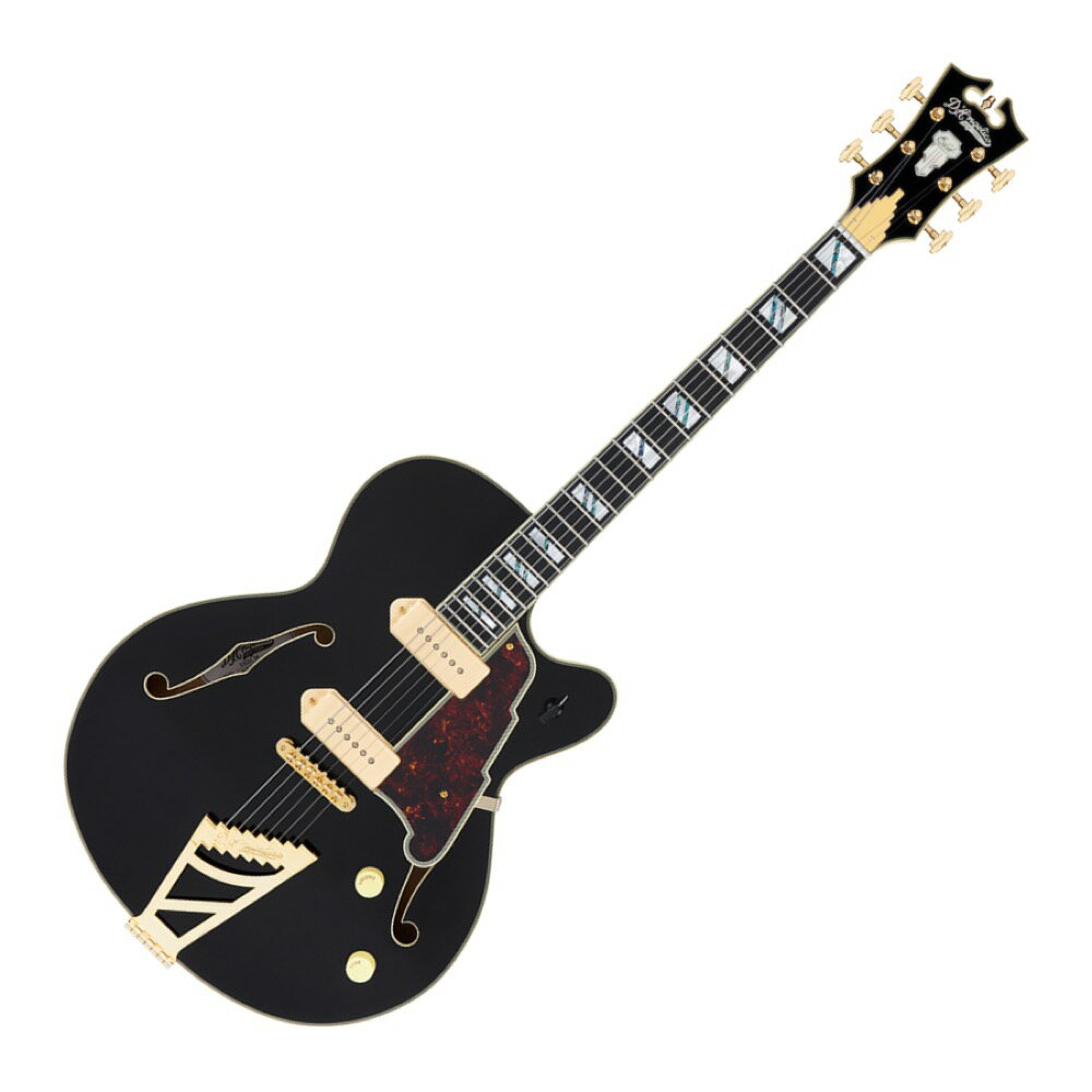 D'Angelico ǥ󥸥ꥳ Excel 59 Solid Black 쥭 ե륢