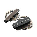 JUNTONE PICKUPS ジュントーンピックアップ TL'50s ピックアップ ブリッジ側 ネック側 セット※パーツの取り扱いには、相応の技術と知識が必要になります。自己責任にて取り扱い可能な方のみ、ご検討下さい。取り付け時に起った、楽器及びパーツの破損・損傷等につきましては当店は保証出来ません。あらかじめご了承下さい。1950年代初期頃のスペックであるフラットポールピース仕様を持つTL'50s。ブラックガード期のTELEを彷彿とさせるような音を再現しています。アルニコ5マグネット、AWG42プレーンエナメルワイヤーを採用し、一つずつ丁寧に巻き上げるハンドワウンド仕上げ。ギターサウンドにおける低域から高域までをしっかりカバーし、艶のあるミッドを含みながら、ワイドレンジでダイナミックなサウンドに仕上がっています。一般的なヴィンテージTLタイプのネックポジションはボビンのサイズが小さく、AWG43等、細いワイヤーを使用する事が多くなっていますが、Jun Tone Pickups TL 50sではブリッジと同じAWG42をゆっくり正確に巻き上げており、ピックアップポジションを変更してもスムースな変化が得られます。ギター本体のボリュームの可変に対して繊細に反応し、プレイヤーの表現力を高めてくれるピックアップです。NeckWire:AWG42 Plain Enamel Wire(USA製)Magnet:Alnico 5 Rod Magnet / South TopDC:About 5.7kΩTL'50sBridgeWire:AWG42 Plain Enamel Wire(USA製)Magnet:Alnico 5 Rod Magnet / South TopDC:About 6.4kΩ