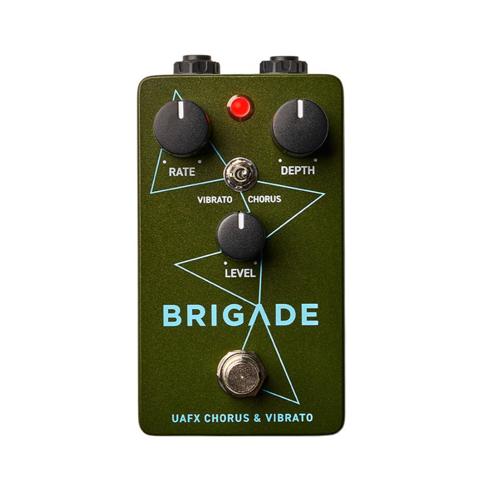 Flanging - Universal Audio ユニバーサルオーディオ UAFX Brigade Chorus ＆ Vibrato コーラス ビブラート ギターエフェクター