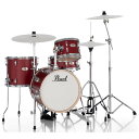 Pearl MIDTOWN MT564/C-D ドラムシェル＆ハードウェアキット ＃747 Matte Red ドラムセット小さなクラブでのアンプラグド・ギグやストリートライヴで使える、本格的なコンパクトドラム”MIDTOWN"のシェル＆ハードウェアキット。※シンバル、ドラムスローンは付属しておりませんシンバルホルダーがマウントされたコンパクトサイズの16"x14"のバスドラム、13”x12"のフロアタム、10”x7"のタム、13"x5.5"のスネアドラムは、限られたスペースにおいても通常のドラムセット同様の本格的なサウンドが得られる。付属のハードウェア・パックは軽量で頑丈、持ち運びも簡単で素早くセットアップが可能。自宅だけでなくステージ、そしてツアーでも、ポータブルなミッドタウン・シェル＆ハードウェアキットは、移動の多いギグ・ドラマーにおすすめ。シェル：6プライ(7.0mm) ポプラシェルバスドラム：16"x14" バスドラム w/ リフタースネアドラム：13x5.5" ポプラシェルタムホルダー：TH-NRS-R (Right)ハードウェア：P-50 Drum PedalH-50S Hi-Hat StandS-50S Snare StandB-50S Boom Cymbal Standバスドラムマウント・シンバルホルダー：CHB-50セット内容バスドラム16"×14" (w/Lifter) / タムタム10"× 7" / フロアタム13"×12" / スネアドラム13"×5.5" / P-50 ドラムペダル / H-50S ハイハットスタンド / S-50S スネアスタンド / B-50S ブームシンバルスタンド / タムホルダー / BDマウントシンバルアーム※シンバル、ドラムスローンは付属しておりませんギグバッグ（別売）BD/TT/FT/SD専用：PMT-BGN（受注発注）推奨ハードウェアバッグ：PSC-HBCカラー：＃747 Matte Red