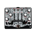 Old Blood Noise Endeavors Alpha Hauntの限定カラーです。Hauntをベースにコントロールを拡張。Alpha HauntはHaunt Fuzzをベースにコントロールを拡張し、あらゆるパラメータを制御可能にした究極のファズペダル。搭載された12のコントロールは非常にデリケートに互いに影響し、貴方がファズに求める要望全てに応えられると言っても過言ではありません。轟音、ロングサスティーン、ゲート、カミソリ、ミッドスクープ/ミッドブースト、ブライト、ダーク、マイルド、ブチブチ、ラジオトーン、鈴鳴り、高（低）解像度、ニュアンス、ジッパー、ヘヴィ、バズバズ、【貴方が望む最高の！ファズサウンド】...もうわかっていただけたと思います。ファズのゲインとボリューム、圧縮具合、全体のトーン調整で基本的なファズサウンドを設計し、更に設定可能なゲインレンジ、バイアス、ローパスフィルターを組み合わせることが可能です。加えて並列に配置された独自設計のEnhance回路はクリーンブーストして機能し、ファズサウンドに解像度と存在感をプラスします。これらすべての要素は内部で双方向に影響を与え、3フェーダーのアクティブマスターEQとマスターボリュームでシェイピングの限界を追求できます。多くの選択肢を提供しつつ、OBNEらしいどこかダークで憂いを帯びたオルタナティヴな響きは完全に貫かれています。究極のファズサウンドを、Alpha Hauntで追求してみてください。