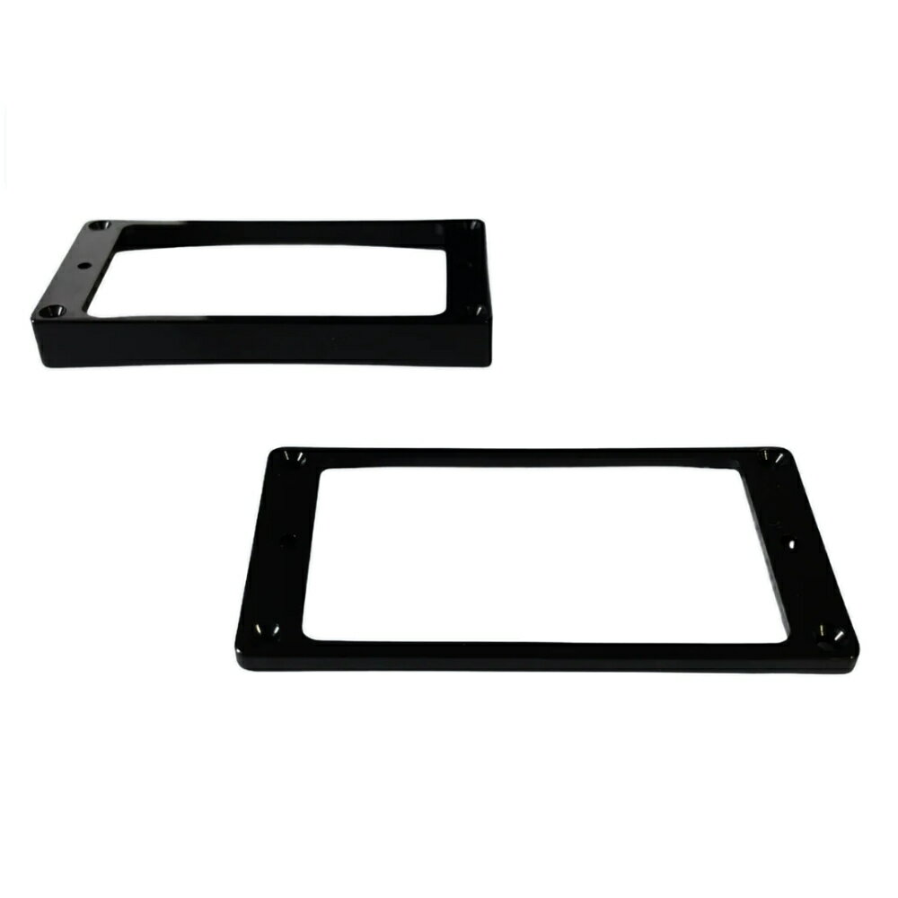 ALLPARTS ѡ PC-0743-023 Humbucking Pickup Rings Slanted Black Plastic Flat Bottom å󥻥å