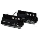 Railhammer Pickups レールハンマーピックアップス Billy Corgan Signature Black Set ブリッジ ネックセット ハムバッカー エレキギター ピックアップ※ギターパーツの取り扱いには、相応の技術と知識が必要になります。自己責任にて取り扱い可能な方のみ、ご検討下さい。取り付け時に起った、楽器及びパーツの破損・損傷等につきましては当店は保証出来ません。あらかじめご了承下さい。※取り付け作業後の商品につきましては、いかなる理由でも返品は受付出来ません。ビリー・コーガン・シグネチャー・モデル！Smashing Pumpkinsのビリー・コーガンとのコラボレーションにより開発された、Railhammer Pickups Billy Corgan Signatureピックアップは、Reverend Billy Corgan Signatureギターにも搭載されます。ネック（フロント）バージョンはクラシックヴィンテージP-90のアウトプットとトーンからスタートしました。その音色を基本に、トレブルを少し強調し、オープンなトレブルの響きと明瞭さを加えました。ブリッジ（リア）バージョンはハムバッカーのローノイズさ、音の太さとP-90ピックアップの明瞭さを同時に味わうことのできるピックアップです。ミッドレンジをマイルドに強調するユニークなEQは、半止めワウを思わせるようなトーンを作ります。（ビリー・コーガンは「サバスノート」と呼んでいます。）ネック、ブリッジモデル共にRailhammer PickupsならではのデュアルコイルのHumcutterデザインにより、ハムノイズの低減をも実現。クリーンから歪みまでをカバーするバーサタイルなピックアップとして生まれました。だからこそ、プレイヤーの個性がしっかりと表現できるピックアップです。Railhammer Pickupsらしい明瞭かつ分離が良い音色が特徴で、ローダウンチューニングのギターにも最適です。●BRIDGEピックアップModel: BC-BK Ohms: 13.0Wire Gauge: 44Magnet: CeramicUse with: any of our neck humcutters●NECKピックアップModel: BC-NK Ohms: 7.5Wire Gauge: 42Magnet: CeramicUse with:Billy Corgan bridge or any of our bridge humbuckersサイズ※レール、ポール、ベースプレートサイズ全てのハムバッカー、HUMCUTTERシリーズに共通です。全て、スタンダードなハムバッカーサイズのマウントリングやオープニングにフィットします。こちらはブリッジ/ネックモデルのセットです。【Railhammer Pickups】革命的なピックアップ！Railhammerピックアップは、世界に先駆けたハイエンドアンプメーカー、Naylor Engineeringを立ち上げ、その後Reverend Guitarsを設立した伝説の技術者、ジョー・ネイラーの設計するピックアップです。Railhammerピックアップは特許出願中です。プレーン弦にはポールピースを、ワウンド弦の下にはレール（バータイプ）を組み合わせたユニークなピックアップは、通常のピックアップとくらべてタイトなローとファットなハイを持ち、一切の妥協無く完全なトーンバランスとなります。音色の明瞭さが上がり、しかしトーンが無機質になることはありません。つまり、Railhammerピックアップはリッチで有機的なトーンをパッシブピックアップで実現したのです。Railhammerピックアップの特徴はそれだけではありません。タッチセンシティビティ、サステイン、そして倍音成分がより強調され、スタンダードなピックアップとは比較にならないサウンドが得られます。ただ、Railhammerピックアップなら、非常に音楽的で高い表現力を持った音色が手に入ります。音色に高い精細さ、明瞭さを求め、トーンを新たな次元へと引き上げたいなら、Railhammerピックアップをギターに取り付けるだけです！●Railhammerピックアップのデザイン・ワウンド弦をタイトでクリアに表現するレール弦間が狭くなる、太いワウンド弦の部分にレール（バータイプのポールピース）を採用することで、ノートが不明瞭にならず、濁りを抑えることができます。アグレッシブな速いリフでも、複雑な和音でも、勢いのあるミュートでもタイトでクリアな低音域を実現。クリーンサウンドでも歪みをかけても、レギュラーチューニングでもダウンチューニングでも圧倒的にクリアな音色です。・プレーン弦をファットに、歌うような高域を作るポールピース弦間の広い、プレーン弦の下には直径6mmのオーバーサイズポールピースが設置されます。音を太く、そして長いサステインを実現し、スローベンド、ダブルストップ、ファストシュレッドなど、どんなプレイでもノイズが出たり音が細くなることが無く、ソウルフルで流れるようなトーンが生まれます。・効率的で優れた磁気構造Railhammerピックアップのレールとポールは、従来のトラディショナルなポールピースよりも大きく作られており、マグネット接触部の表面積も非常に広い構造です。これにより、強力かつ広い磁界が広がり、プレイングの細かな表現まで全てを拾い上げる、タッチセンシティブでレスポンシブな音色となります。そして、磁界が広く、強力になることでデッドスポットがなくなり、ポールピース側の弦をベンドして弦がポールピース上から外れても、その音色をしっかりと拾います。・テーパードレールRailhammerピックアップのレールは、4弦を最高点として6弦側にだんだん低くなるテーパードレールを採用しています。こうすることで、特に音量が低くなりやすい4弦の音量が上がり、全ての弦の音量バランスを合わせることができます。・6スクリューのベースプレートトラディショナルなピックアップのベースプレートは、ボビンを4つのスクリューで固定しています。Railhammerピックアップでは、6つのスクリューとすることでピックアップ内部での余計な振動を軽減し、それにともなって発生するコントロールできないフィードバックやノイズを抑制しています。・可動部の無い構造ノンアジャスタブルポールピース、極真空状態でのポッティングが施されたコイル、そして6スクリューのベースプレート。Railhammerピックアップは、本体の可動部をなくしたソリッドピックアップです。これはハウリングやノイズの原因となるピックアップの振動を排除するための設計です。さらに、各パーツが振動しないので、弦振動をより高く感知でき、明瞭で高いレスポンスを実現しています。・ユニバーサルスペーシングオーバーサイズポールピースとロングレールの採用により、様々なギターの弦間をカバーできます。つまり、Railhammerピックアップはどんなギターのどのポジションにも設置することができます。