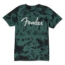 Fender tF_[ Spaghetti Logo Tie-Dye T-Shirt Blue XXLTCY  TVc