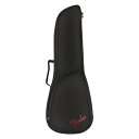 Fender フェンダー FU610 Soprano Ukulele Gig Bag Black ソプラノウクレレ用ギグバッグ