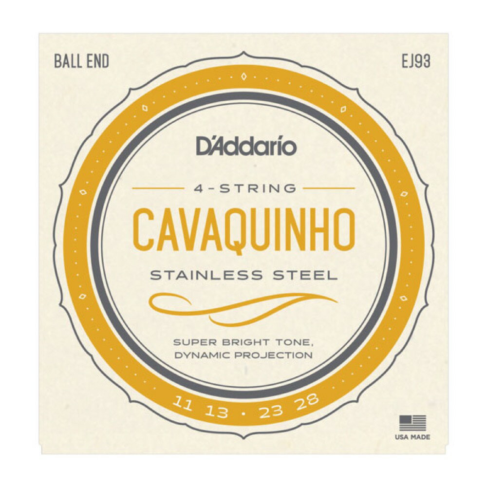D'Addario ダダリオ EJ93 Cavaquinho 4-String Set カヴァキーニョ用弦
