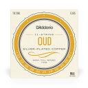 D'Addario ダダリオ EJ95 OUD (ウード)用弦11弦ウード用に設計された弦セットです。推奨チューニングはC#F#BEAD。シルバープレートカッパー。タイエンド。【EJ95：ゲージ】.022/.022.028/.028.025w/.025w.029w/.029w.033w/.033w.041w