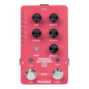 Mooer ムーアー TENDER OCTAVER X2 オクターバー ギターエフェクタームーアー / テンダーオクターバーエックスツーMooer TENDER OCTAVER X2は、コンパクトペダルサイズのオクターバーペダルです。正確な上下オクターブサウンドを加え、ドライシグナルと上下オクターブのバランスを個別に調整することができます。さらに、これらのセッティングを14種類のプリセットとして保存することができます。●特徴・正確なオクターブペダル・完全な上下各1オクターブをカバー・上下オクターブ独立したトーンコントロール・14のプリセットスロット・2フットスイッチにより上下オクターブを個別にコントロール、またはプリセットを選択可能●コントロール・SUB：オクターブ下のサウンドの音量を調整します。・UPPER：オクターブ上のサウンドの音量を調整します。・S.TONE：オクターブ下の音色を調整します。・U.TONE：オクターブ上の音色を調整します。・DIRECT：原音の音量を調整します。・SAVE：押すと14のプリセットスロットをスクロールします。長押しで選択したプリセットスロットに現在の設定を保存します。・SUBフットスイッチ：オクターブ下のエフェクトON/OFFを切り替えます。・UPPERフットスイッチ：オクターブ上のエフェクトON/OFFを切り替えます。●インプット・アウトプット・INPUT ：1/4インチモノラルオーディオジャックです。楽器側のケーブルを接続します。・OUTPUT：1/4インチモノラルオーディオジャックです。アンプ側のケーブルを接続します。・DC IN：センターマイナスDC9V、300mA以上のアダプターを接続します。付属アダプターの使用を推奨します。●使い方・プリセットスロットの選択Tender Octaver X2には14のプリセットスロットがあります。7つのレッドスロットと7つのブルースロットがあり、下記の方法で選択できます。1.SAVEボタンでスロットをスクロール2.左右のフットスイッチを同時に押してプリセットセレクトモードに入ります。左フットスイッチでプリセットをスクロールアップ、→フットスイッチスクロールダウンします。このモードは3秒後に自動的に終了します。・エフェクトモジュールのON/OFFTender Octaver X2には2つのエフェクトモジュールがあります。SUBとUPPERで、それぞれSUB、UPPERフットスイッチで個別にON/OFFできます。・エフェクトの調整DIRECTノブを回し、エフェクトON時の原音の音量を調整します。最大（5時）位置では入力信号と同じ音量になります。最小（7時）にすると原音がOFFになります。SUBおよびUPPERノブを回し、オクターブ下、オクターブ上の音量を調整します。最大（5時）位置ではそれぞれのオクターブが入力信号と同じ音量になります。最小（7時）にすると各オクターブがOFFになります。S.TONEおよびU.TONEでオクターブ下、オクターブ上の音色を調整します。●エフェクトパラメータの保存エフェクトのパラメータを変更すると、LEDが点滅して保存された内容から変更されていることを知らせます。SAVEを長押しすると現在の設定が上書き保存されます。保存せずにプリセットを切り替えると、変更は破棄されます。●アウトプットモードの設定Harmony X2にはMixモードと個別（Individual）モードの2つのアウトプットモードがあります。SAVEとRIGHTフットスイッチを長押ししてモードを切り替えます。SAVEボタンLEDの色が現在のモードを表示します。Mixモードは赤、個別モードは青となります。●ファクトリーリセットペダルのアダプターを抜き、電源を切ります。SAVEボタンを押しながらアダプターを接続します。ペダルが起動したら、LEDが点滅するのでSAVEボタンを離し、点滅が終了するのを待ちます。点滅が終了したらファクトリーリセットが完了しています。SAVEボタンを離さず、そのまま電源を再度切るとファクトリーリセットをキャンセルできます。※ファクトリーリセットはすべてのユーザープリセットを削除します。リセット後削除されたプリセットは元に戻せません。●スペックInput: 1 * 1/4” mono audio jack (impedance value 1M ohm)Output: 1 * 1/4” mono audio jack (impedance value 510 ohm)Power Requirements: 9V DC center negative 300mA (The original power supply is recommended to avoid the noise issue)Dimensions: 75mm (D) x115mm (W) x33mm (H)種類：オクターバーアダプター：9Vセンターマイナス電池駆動：-コントロール：SUB、UPPER、S.TONE、U.TONE、DIRECT、SAVE