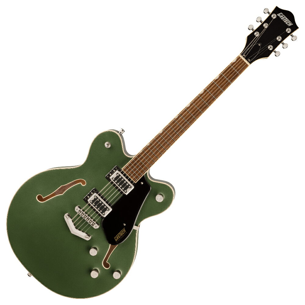 GRETSCH Ob` G5622 Electromatic Center Block Double-Cut with V-Stoptail Olive Metallic GLM^[