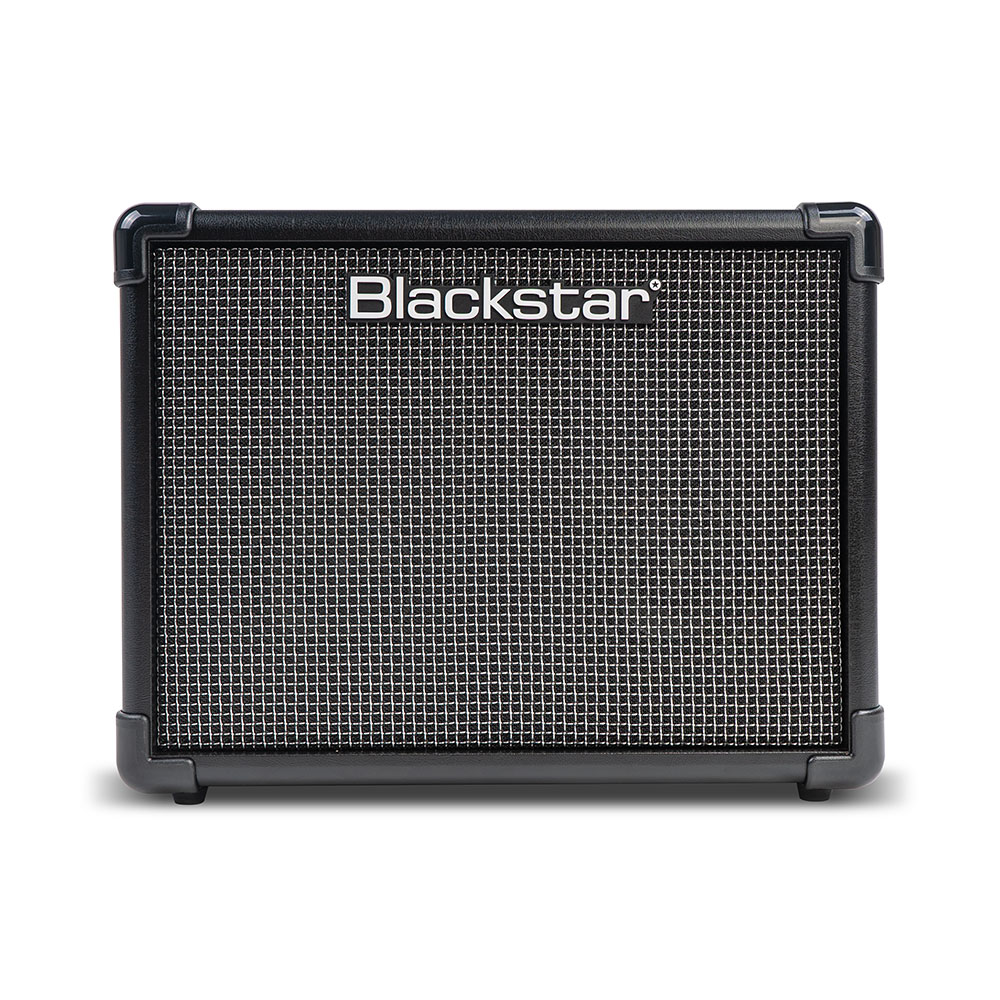 BLACKSTAR ID:Core V4 Stereo 10 小型ギターアンプ コンボ ブラックスター高音質/多機能を誇るエントリークラスのギターアンプ「Blackstar ID:CORE」の第4世代が登場！これまで好評を得てきた ID:COREシリーズは、これからギターを始める初心者にとっても、高品質な練習用アンプや自宅録音用アンプを探している経験豊富なプレイヤーの方にも最適なギターアンプです。第4世代となるID:CORE V4では、全ギタリストを納得させる素晴らしいトーンは言うまでもなく、臨場感溢れるスーパーワイドステレオサウンドを刷新、1Wまでのパワーリダクション機能を初搭載、サウンドのクオリティを損なうことなく小音量でのプレイが実現します。また、ソフトウェア CabRig Liteとの連携、Blackstar独自のISFトーンコントロール、USB-C接続に加えて、TRRS ケーブルを使用することで高音質なライブストリーミングが可能です。さらに、映画やゲーム、音楽のオーディオ再生にも対応したリニアスピーカーを搭載することで、自宅での音楽生活に完璧にマッチするでしょう。ID:CORE V4はBlackstarのソフトウェア「Architect」に対応しており、最先端の CabRig Liteソフトウェアによって機能を緻密にコントロール、音色をカスタマイズするためのインターフェースにもなります。CabRig Liteとは次世代のDSPスピーカーシミュレーターで、マイクアップされたギターキャビネットのサウンドと感触を驚くほど細やかに再現します。【特長】・1Wへのパワーリダクション機能により、音質を損なわずに小音量でのプレイが可能。・スタジオクオリティのエフェクトを搭載、臨場感あふれるスーパーワイドステレオにより美しいサウンドを出力。・TRRS 3.5mmケーブルで、iPhoneやAndroid、スマートフォンなどへのライブストリーミングの入出力が可能。・次世代エミュレーテッドアウトプットであるCabRig Liteでは、キャビネットやマイクの配置などの設定が可能。・ソフトウェア「Architect」による高度な編集やパッチの共有が可能。・特許取得のISFコントロールにより、トーンコントロールのレスポンスを無段階に調整可能。・4チャンネルUSB-Cオーディオは、低遅延のレコーディングと本格的なリアンプをシンプルに実現、このアンプがオーディオ・インターフェースへと生まれ変わります。・新しいブラッシュド・エフェクト・パネルが高級感を演出。・PB-1パワーバンク対応で、ID:CORE V4をどこでも使用可能。バスキングや外出先でのジャムに最適。【仕様】・出力：10W（2x5Wスーパーワイドステレオ）・ボイス：6ボイス：クリーンウォーム、クリーンブライト、クランチ、スーパークランチ、OD1、OD2・EQ：特許取得済みのISF（Infinite Shape Feature）コントロールを搭載・エフェクト：ディレイ×4、モジュレーション×4、リバーブ×4・タップテンポ：◯・パッチ：6パッチ・パワーリダクション：◯・CabRig スピーカーシミュレーターとヘッドフォン出力：◯・ラインイン/ストリーミング：◯・チューナー：◯・USB-C：◯・フットスイッチ可能：×・スピーカー：2 × Blackstar 3インチ・Bluetooth接続：×・重量：4kg・サイズ（(縦×横×高さ）：18.0 × 33.5 × 26.5cm