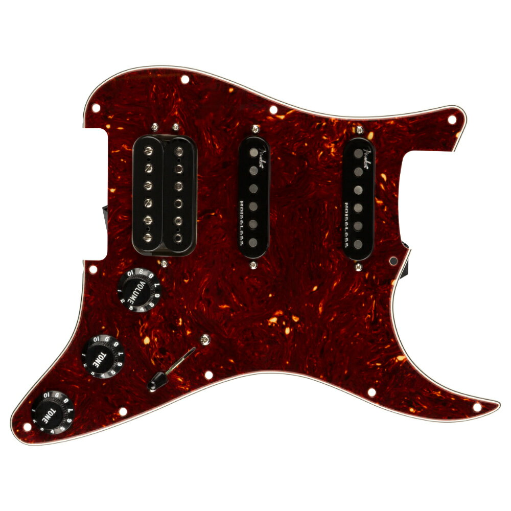 Fender フェンダー Pre-Wired Strat Pickguard Shawbucker Tortoiseshell(ベッコウ柄) ストラトキャスター用 ピックガード ピックアップ ギターパーツ