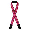 Perri’s ペリーズ FWS15-7128 1.5 PURPLE PINE パイナップル柄 パープル ウクレレストラップ