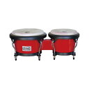 TOCA トカ 4070RD Players Fiberglass 7+8-1/2インチ Bongos Red ボンゴ レッド【PLAYER'S SERIES FIBERGLASS BONGO】コストパフォーマンスに優れたミドルクラスのPlayer’s Series Bongos。これからはじめるプレイヤーに、コストパフォーマンスに優れ、安心の耐久性とバランスの取れた大きなヴォリュームが特徴のファイバーグラス仕様。プロモデルにも採用されるTOCAイージープレイフープと上質な牛革ヘッドの仕様は安定した音質とチューニングでプレイヤーをサポート。7"＆8 1/2"のセットはラテンミュージックには欠かせないスタンダードな組み合わせ。■サイズ：8 1/2"×6 1/2" + 7"×6 1/2"■カラー：レッド