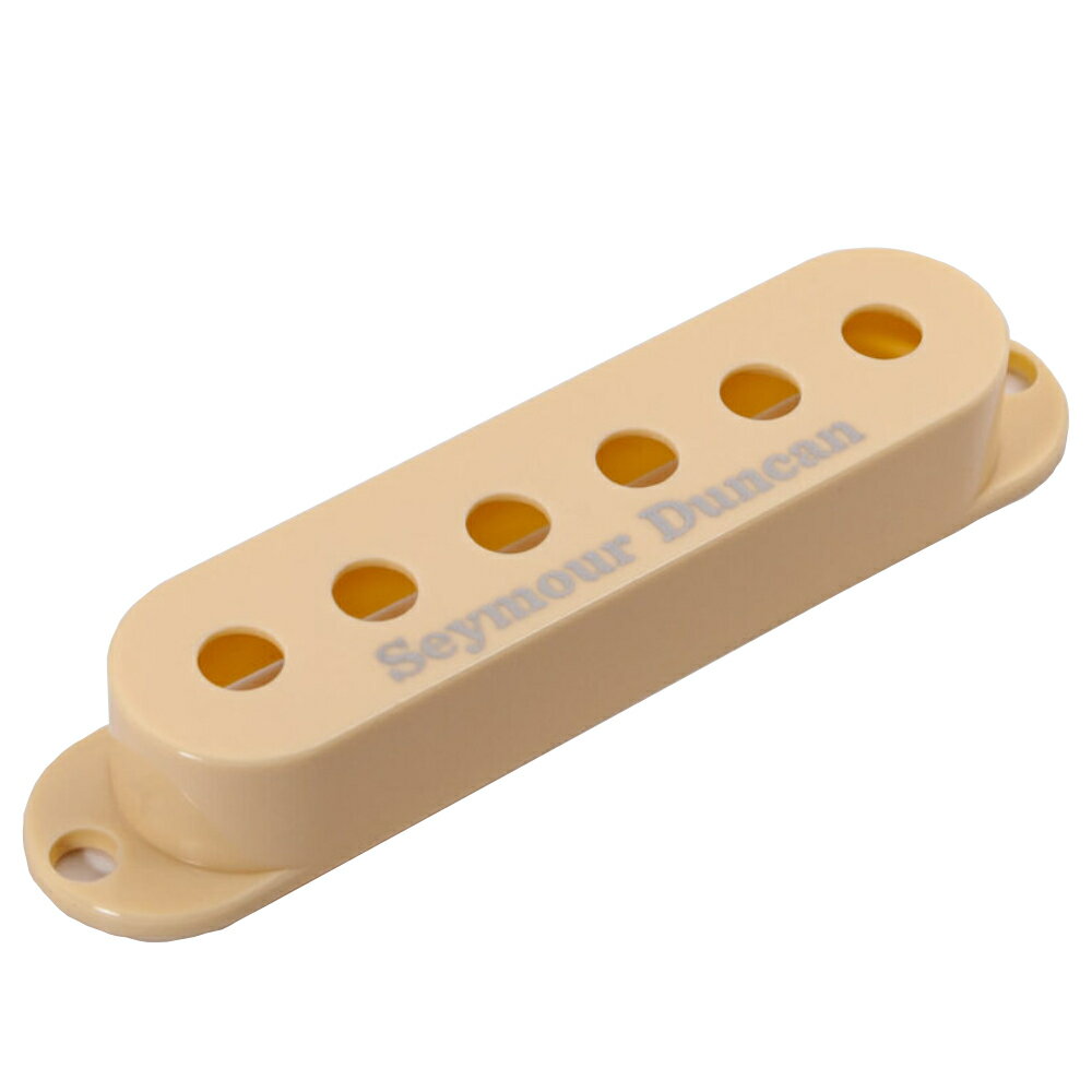 Seymour Duncan セイモアダンカン SE PU COVER Ivory アイボリー ピックアップカバー ロゴ有り※ギターパーツの取り扱いには、相応の技術と知識が必要になります。自己責任にて取り扱い可能な方のみ、ご検討下さい。取り付け時に起った、楽器及びパーツの破損・損傷等につきましては当店は保証出来ません。あらかじめご了承下さい。※取り付け作業後の商品につきましては、いかなる理由でも返品は受付出来ません。セイモアダンカン シングルコイルシリーズ専用カバーです。カラー：Ivoryロゴ有り