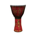 TOCA トカ TF2DJ-12T Freestyle II Djembe 12インチ Thinker Synthetic Head ジャンベ【FREESTYLE II ROPE TUNED DJEMBES】フリースタイル・ジャンベIIはPVC樹脂とシンセティックヘッドを組み合わせたモダンな仕様。アクティブなパフォーマンスに最適な軽量性と強度を備えたPVC樹脂ボディにピッチの安定したシンセティックヘッドの組み合わせで、クリアな音質と演奏性をキープします。チューニングは伝統的なロープタイプです。■サイズ：12" HEAD & 24" TALL