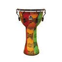 TOCA トカ TF2DM-10S Freestyle II Djembe 10インチ Spirit Synthetic Head ジャンベ【FREESTYLE II MECHANICALLY TUNED DJEMBES】フリースタイル・ジャンベII はPVC樹脂とシンセティックヘッドを組み合わせたモダンな仕様。アクティブなパフォーマンスに最適な軽量性と強度を備えたPVC樹脂ボディ。ピッチの安定したシンセティックヘッドとメカニカルチューンの組み合わせは季節や天候に影響を受けることなく常にクリアでダイナミックなサウンドをキープします。■Finish：Spirit■サイズ：10" HEAD & 20" TALL